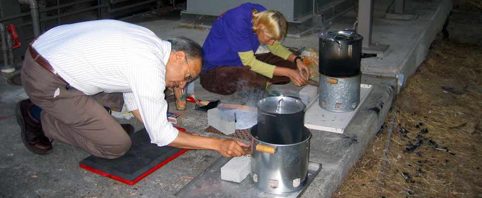  Ashok Gadgil and team member in the field